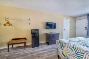 Individually furnished, desk, laptop workspace, blackout curtains