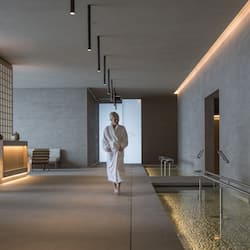 Sauna, tina de hidromasaje, baño de vapor y aguas termales