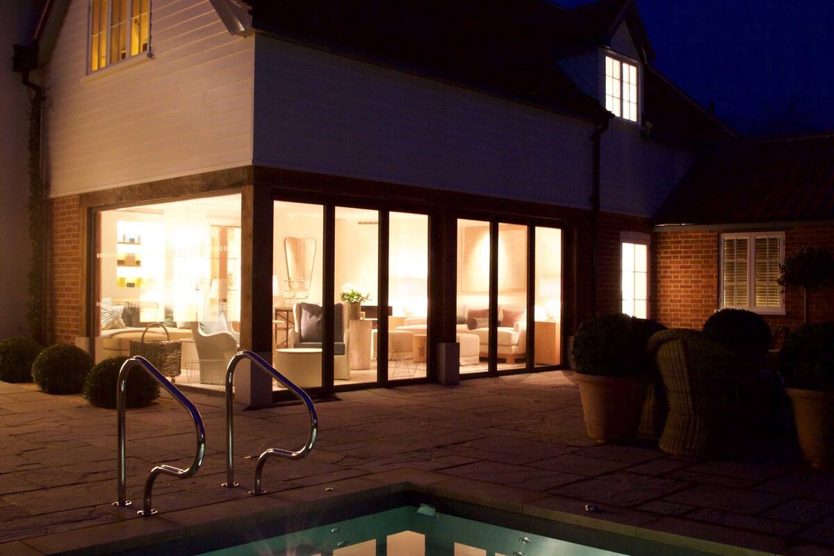 front of property – evening/night