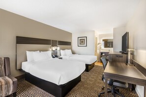 Standard Room, 2 Double Beds, Non Smoking | Premium bedding, pillowtop beds, desk, laptop workspace - Best Western Central Inn (Savannah)