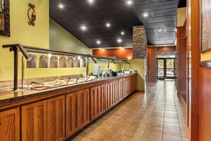 Daily buffet breakfast for a fee