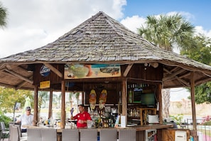 Poolside bar