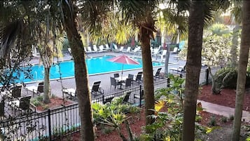 2 outdoor pools, pool umbrellas, sun loungers