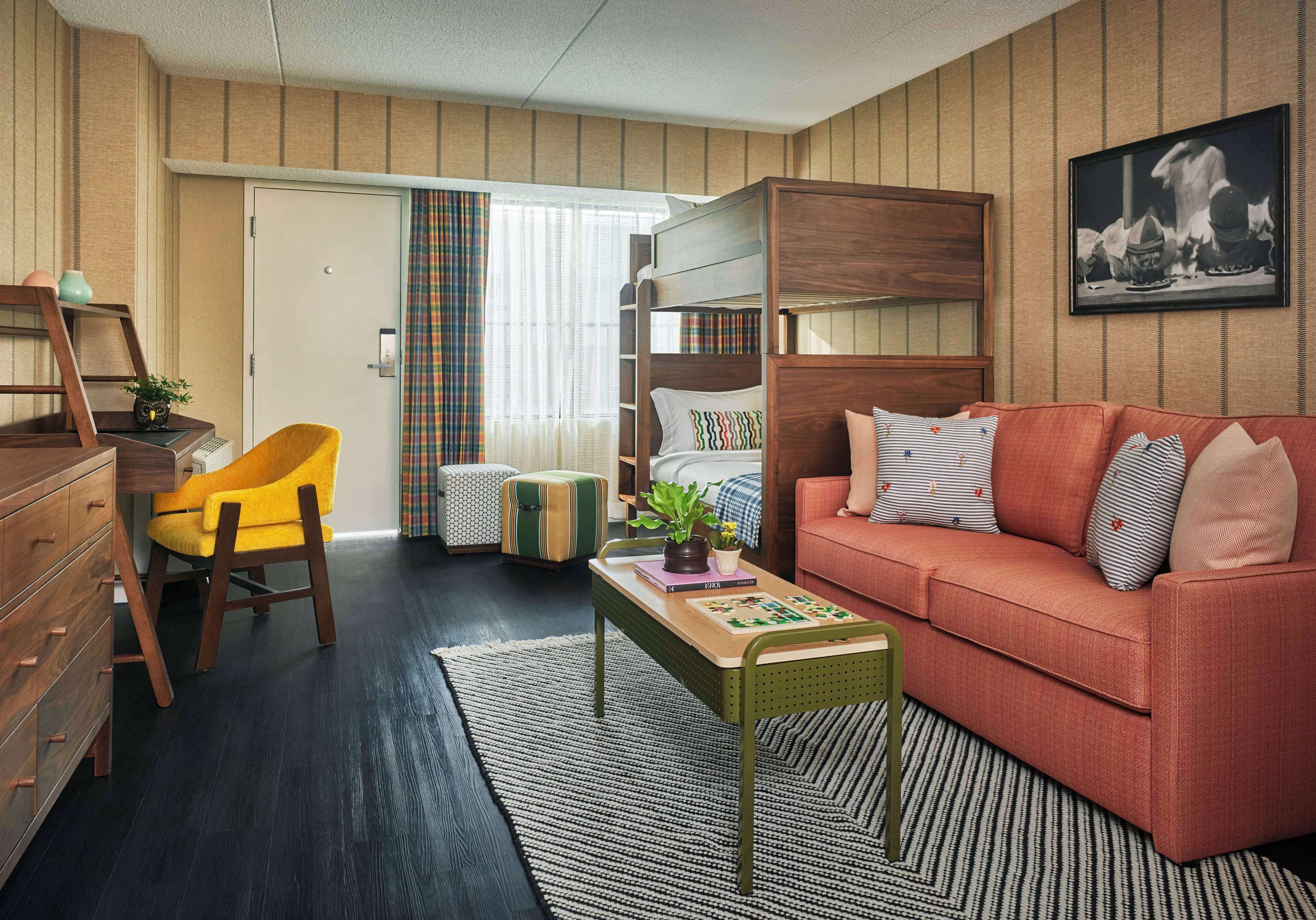 客房, 2 張單人床 (Bunk Bed) | 意大利 Frette 床單、高級寢具、特厚豪華床墊、房內夾萬