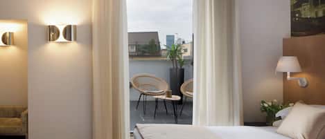 Chambre Deluxe Double ou avec lits jumeaux, balcon