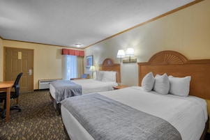 Pillow-top beds, individually furnished, desk, laptop workspace