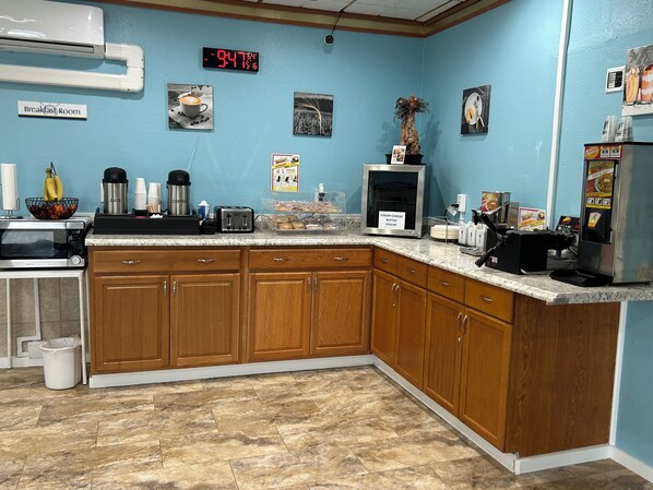 Dagelijks continentaal ontbijt inbegrepen