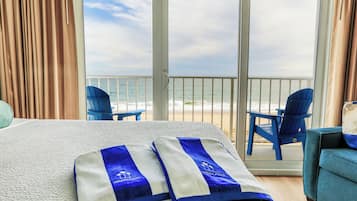 Room, 2 Queen Beds, Oceanfront | 1 bedroom, premium bedding, in-room safe, blackout drapes