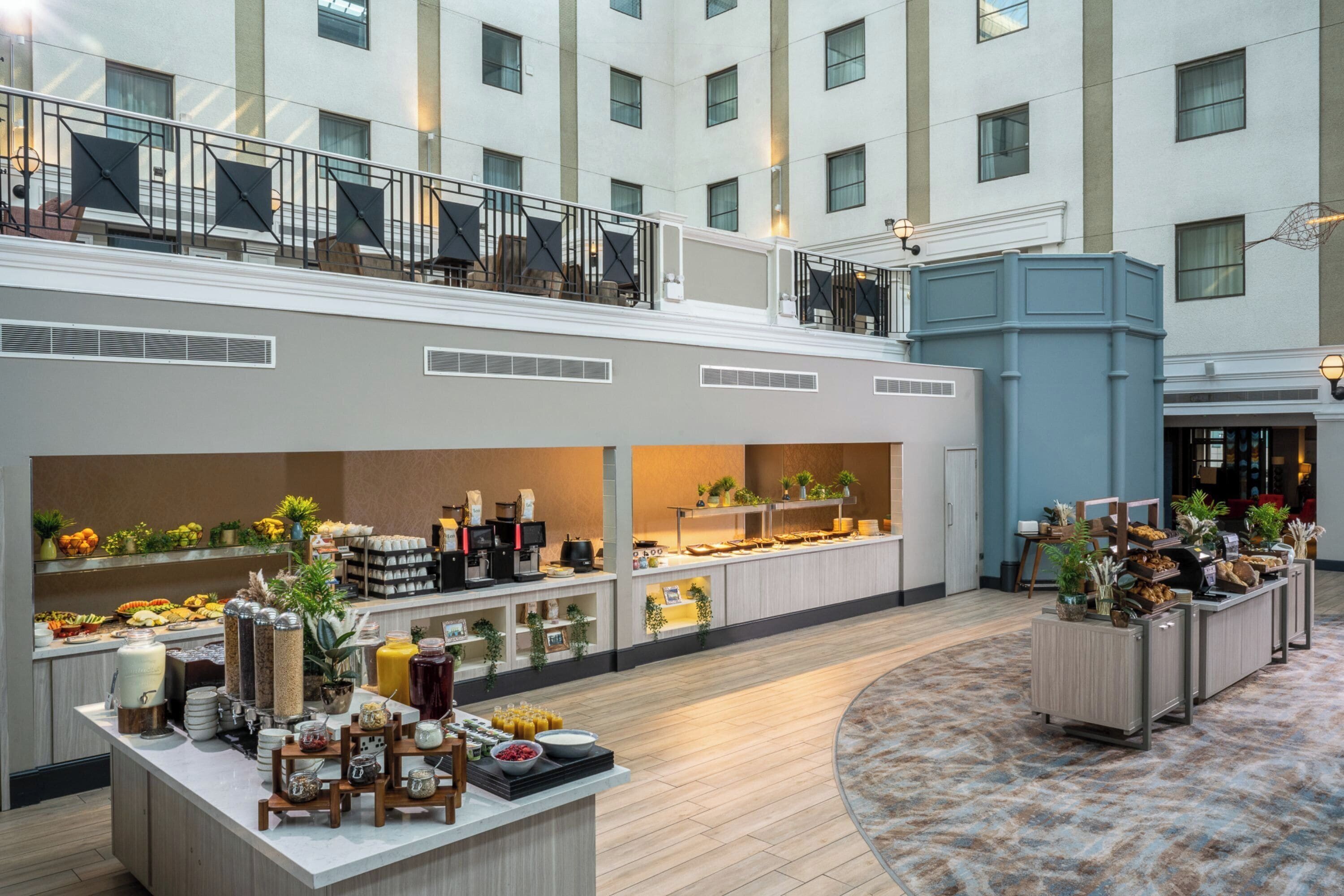 Daily buffet breakfast (GBP 14 per person)