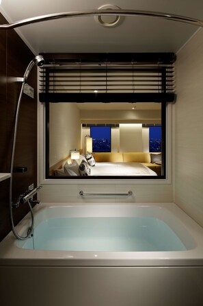 Chambre Deluxe avec lits jumeaux, non-fumeur (33th-37th Panorama Floor) | Salle de bain