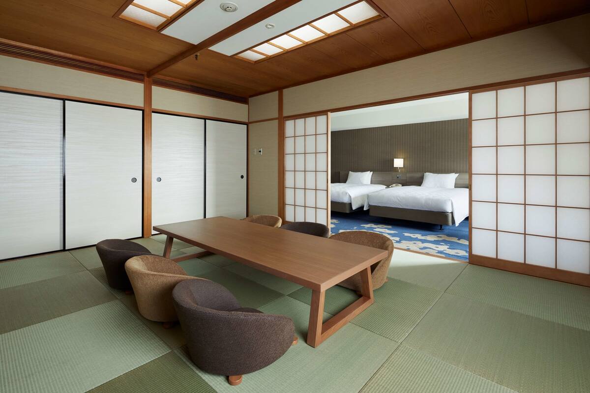 Japanese Western Room - Non-Smoking | Down comforters, in-room safe, blackout drapes