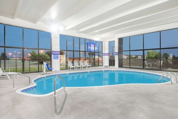 Indoor pool, a heated pool