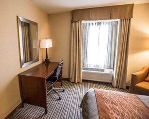 In-room safe, iron/ironing board, free cribs/infant beds, free WiFi