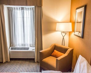 In-room safe, iron/ironing board, free cribs/infant beds, free WiFi