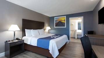 Kamer, 1 kingsize bed, toegankelijk voor mindervaliden, niet-roken | Luxe beddengoed, donzen dekbedden, een bureau, verduisterende gordijnen