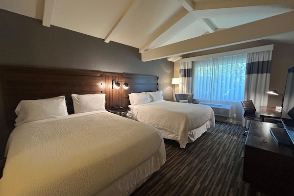 Ropa de cama de alta calidad, caja fuerte, escritorio