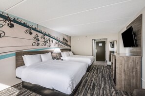 Standard Room, 2 Queen Beds, Non Smoking | Premium bedding, pillowtop beds, desk, laptop workspace