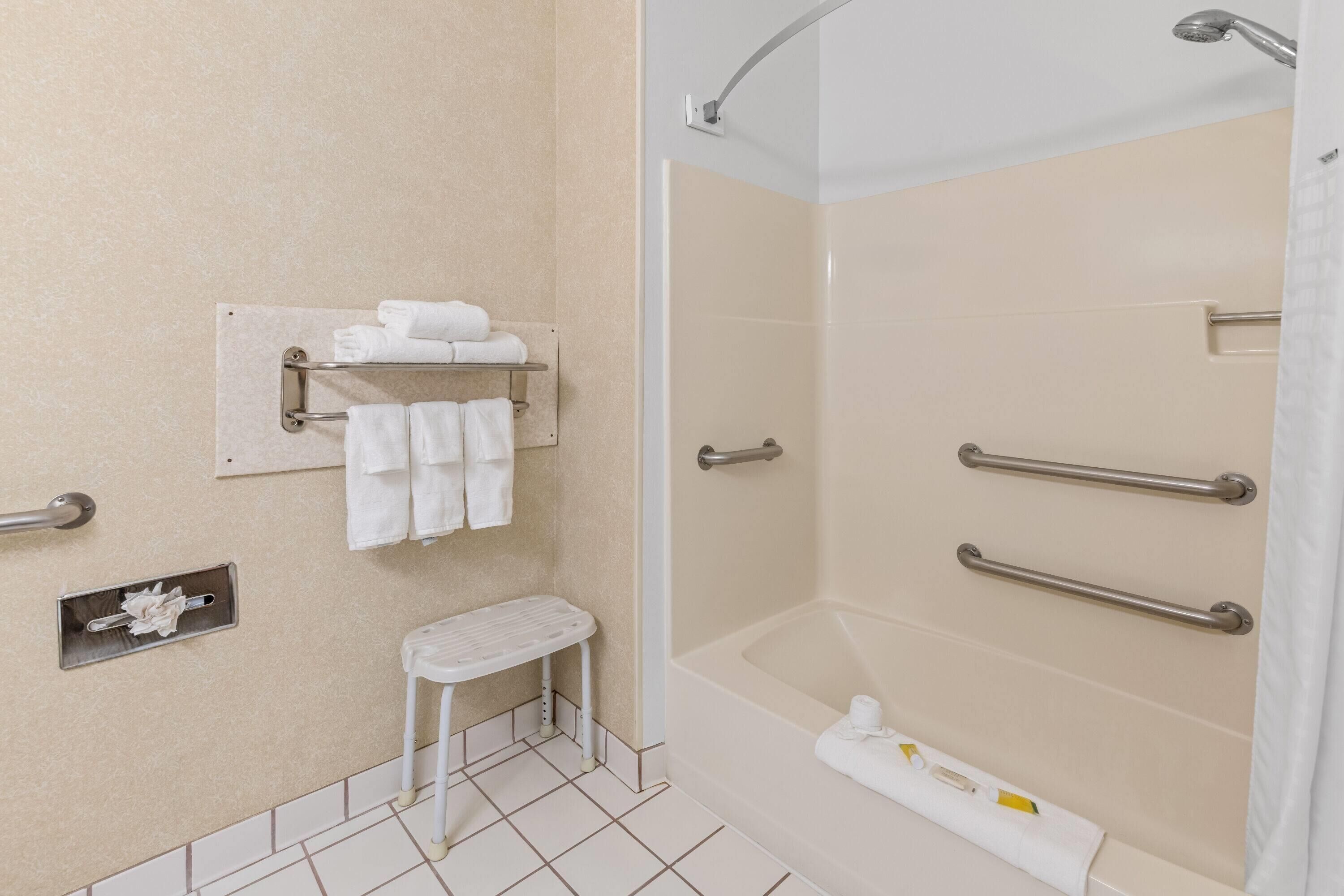 Room, 1 Queen Bed, Accessible, Non Smoking | Accessible bathroom