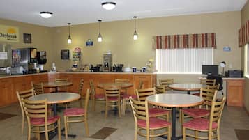 Free daily on-the-go breakfast