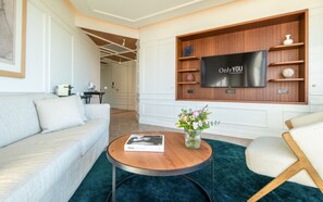 Superior Suite (Botet Suite) | Living area | 55-inch Smart TV with digital channels, TV
