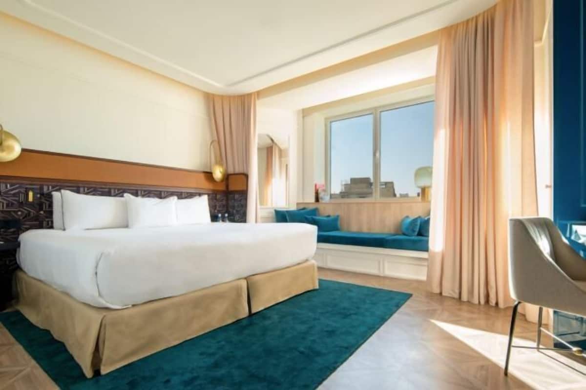 1 chambre, literie de qualité supérieure, couette en duvet d'oie