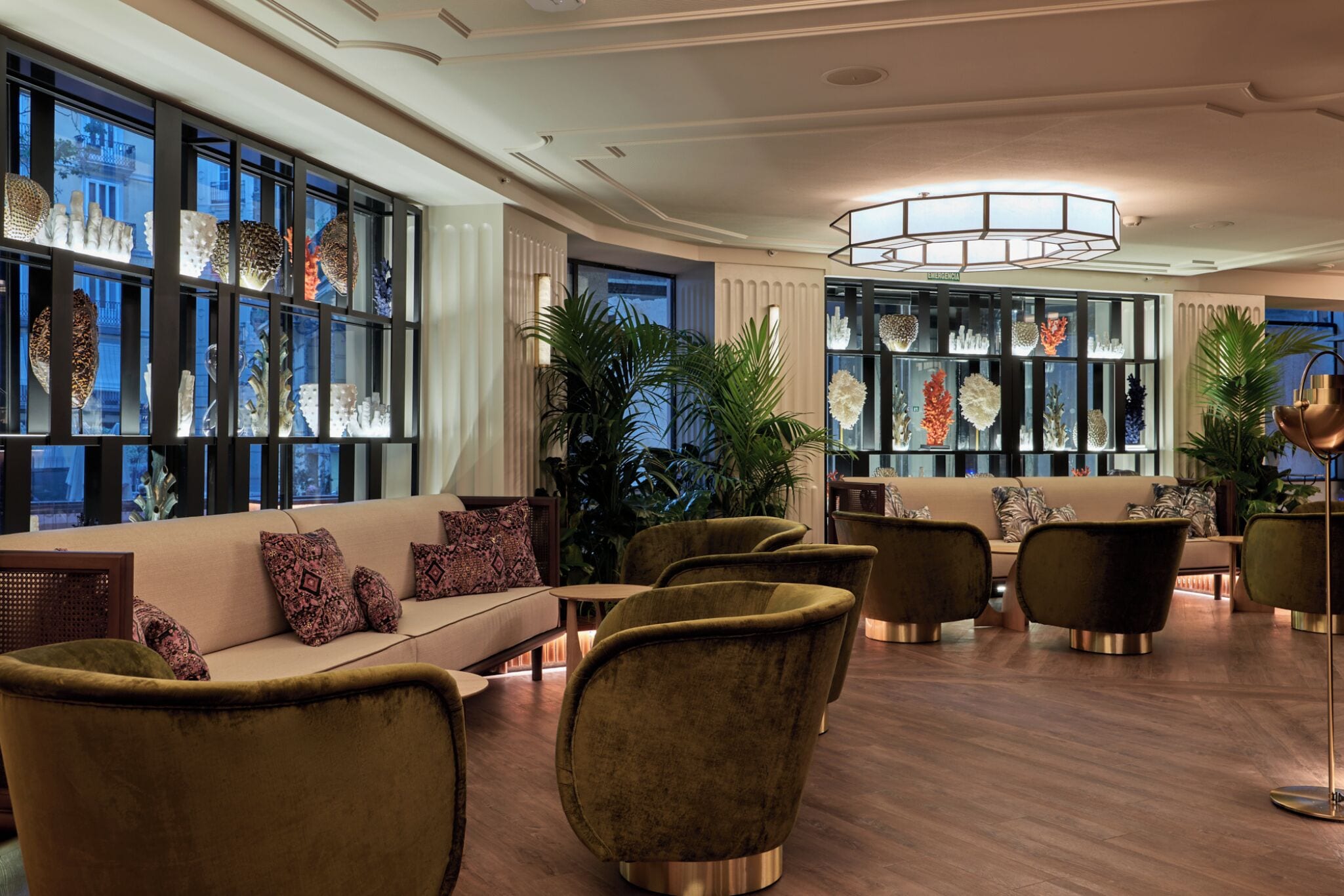 Sala de estar en el lobby