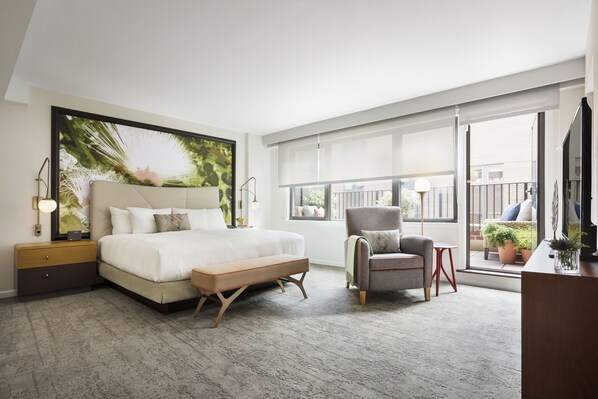 1 habitación y ropa de cama de alta calidad 