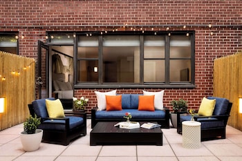 Patio, balcany or terrace at The Gardens Sonesta ES Suites New York