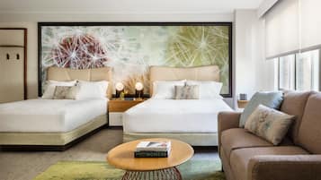1 Schlafzimmer, hochwertige Bettwaren, Zimmersafe, Schreibtisch