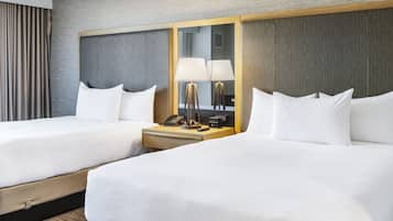 Deluxe Room, 2 Queen Beds | Premium bedding, pillow-top beds, in-room safe, laptop workspace