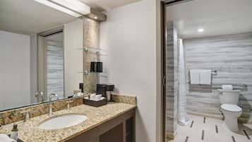 Premium bedding, pillow-top beds, desk, laptop workspace