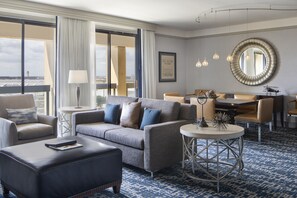 Suite | Premium bedding, pillowtop beds, desk, laptop workspace - Hyatt Regency DFW International Airport - Adjacent to Terminal C (Dallas)