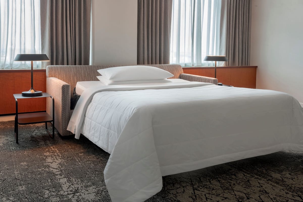 1 chambre, literie de qualité supérieure, surmatelas