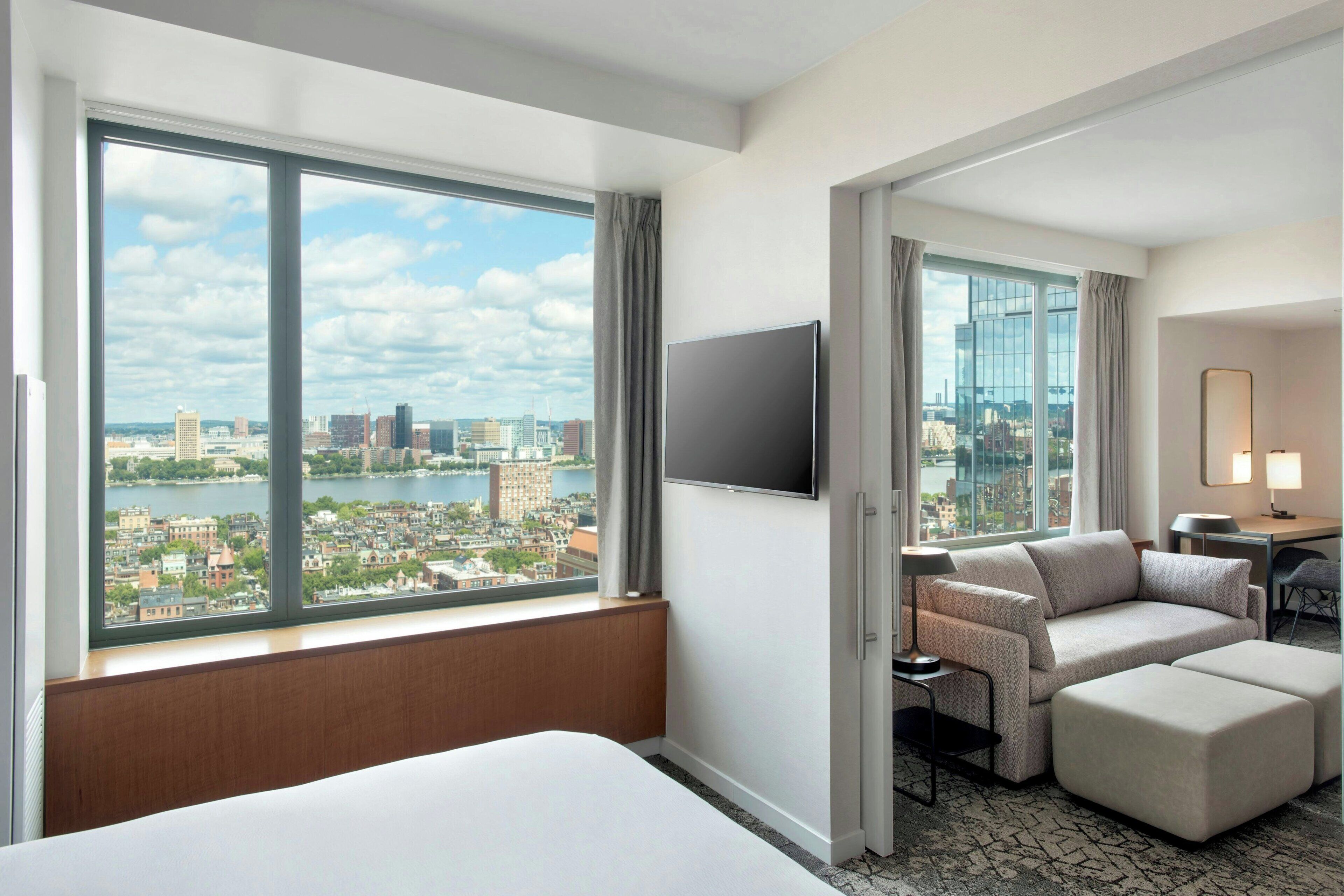 Premium bedding, pillow-top beds, in-room safe, desk