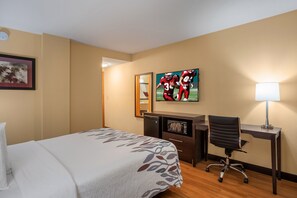 Skrivbord, strykjärn/strykbräda, gratis barnsängar och gratis wi-fi