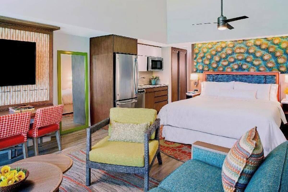 Minibar, in-room safe, desk, laptop workspace