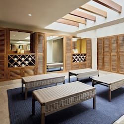 Sauna, steam room, body treatments, aromatherapy, hot stone massages