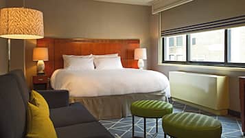 Room, 1 King Bed with Sofa bed | Egyptian cotton sheets, premium bedding, in-room safe, desk