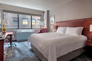 Egyptian cotton sheets, premium bedding, in-room safe, desk