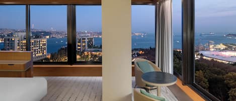 Suite, 1 King Bed, Corner (Macka, View) | Living area | LCD TV, video-game console
