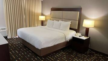 Room, 1 King Bed, Accessible, Non Smoking | Pillowtop beds, in-room safe, desk, laptop workspace