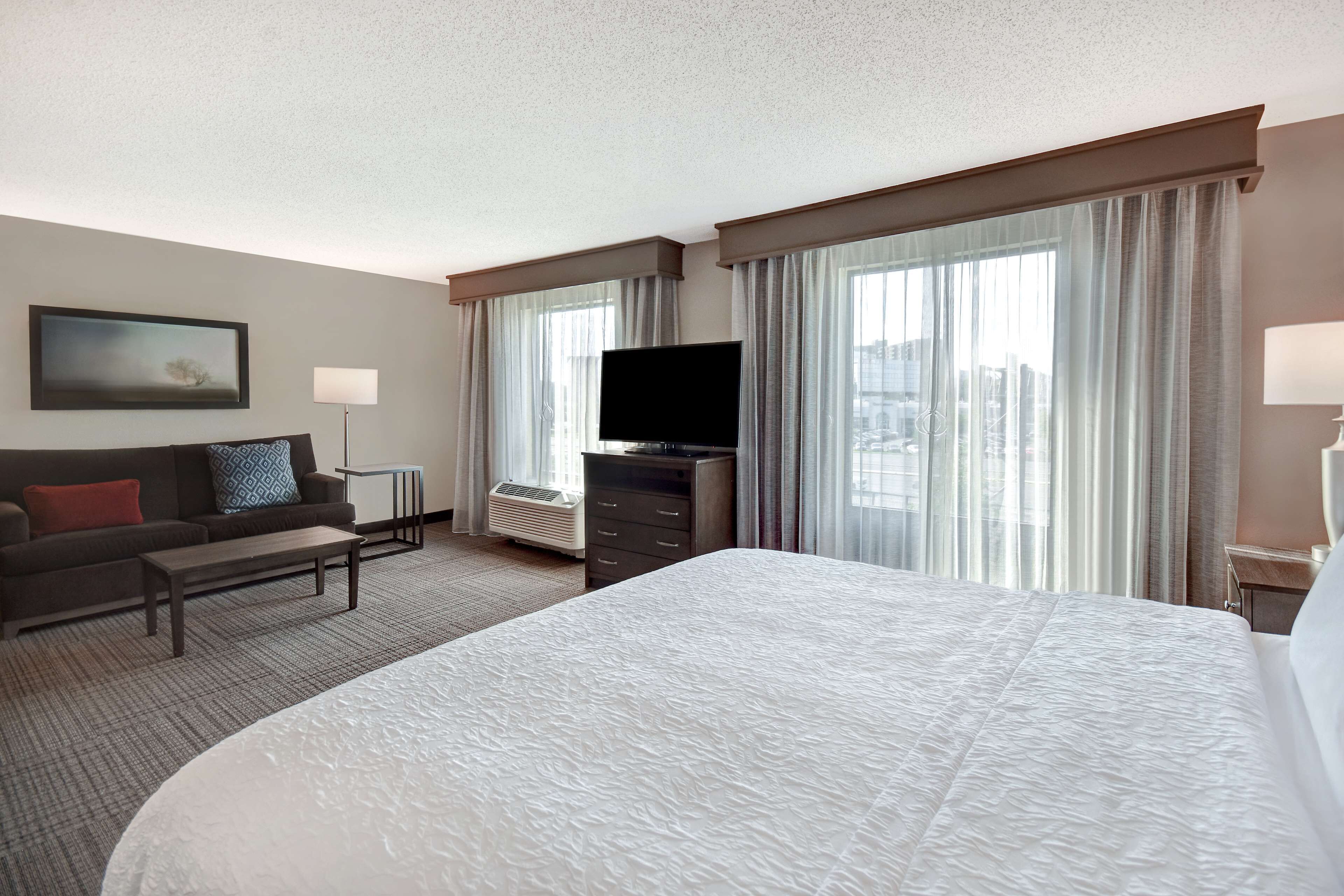 studio, 1 king bed, accessible, non smoking | living area | 47-inch lcd tv with cable channels, tv