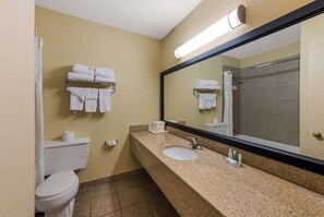 Standard Room, 2 Double Beds, Non Smoking | Desk, laptop workspace, soundproofing, iron/ironing board - Quality Inn Saint Louis Airport (St. Louis)