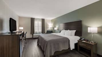 مكتب ومساحة عمل للكمبيوتر المحمول وتجهيزات عازلة للصوت ومكواة/لوح كي