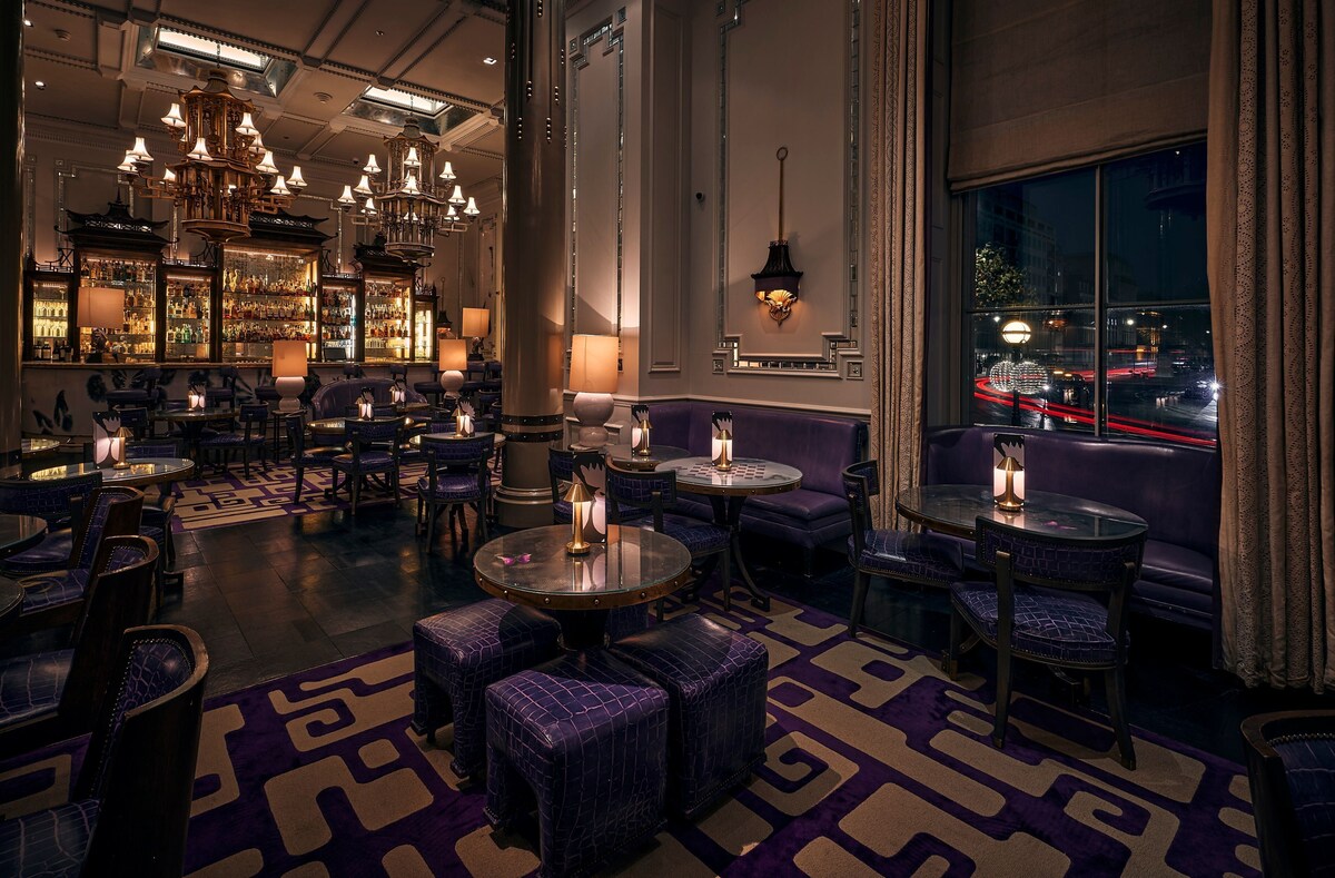 Luxury Langham Hotel suite in London