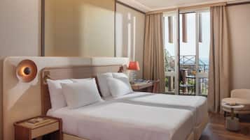 1 dormitorio, ropa de cama de alta calidad, edredones de plumas