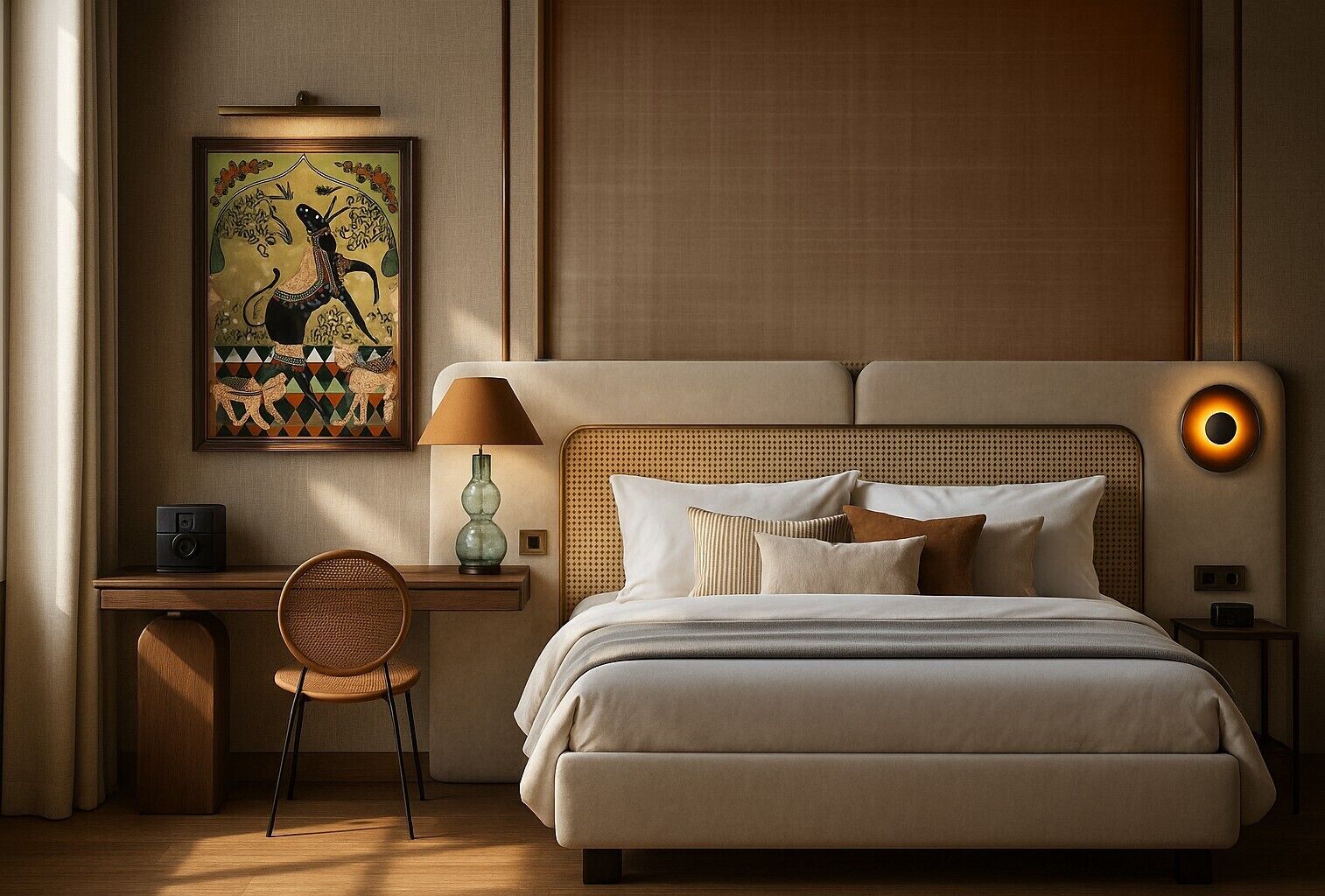 1 soveværelse, premium-sengetøj, dundyner, minibar