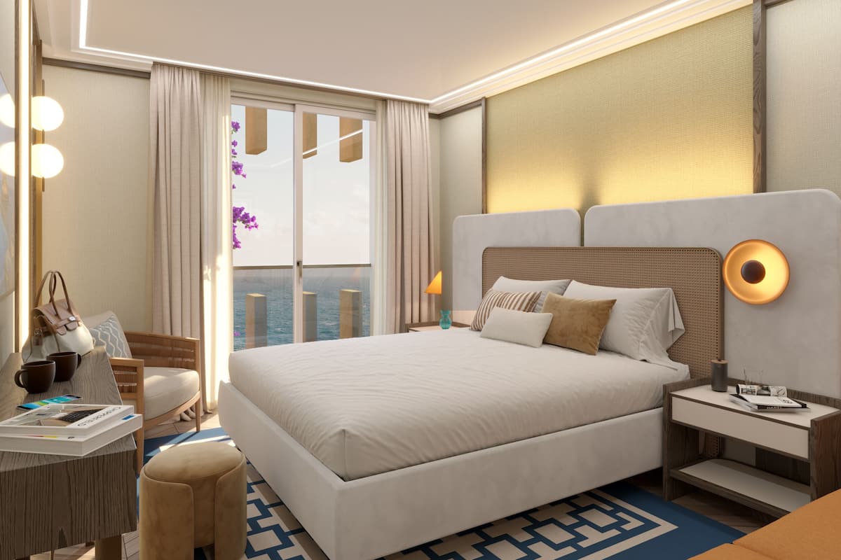 1 soveværelse, premium-sengetøj, dundyner, minibar