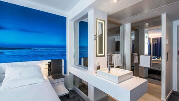 Habitación ejecutiva, 1 cama de matrimonio | Ropa de cama de alta calidad, minibar, caja fuerte y cortinas opacas