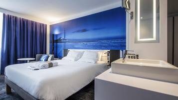 Premium bedding, minibar, in-room safe, blackout drapes